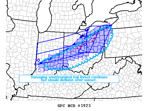 Mesoscale Discussion 1923