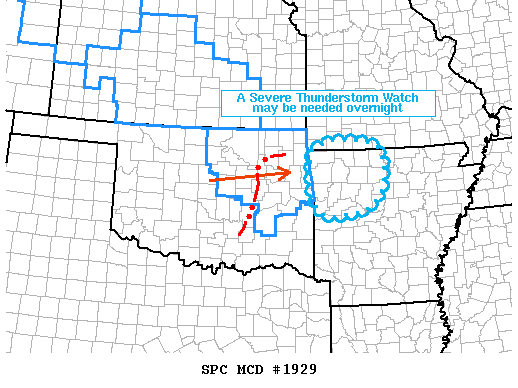 Mesoscale Discussion 1929