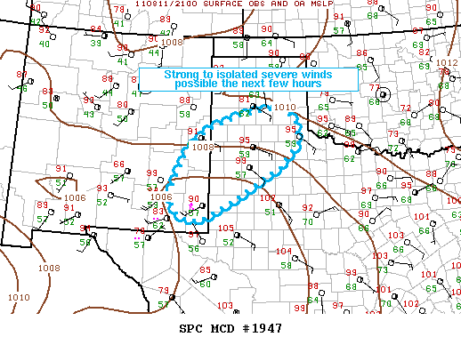 Mesoscale Discussion 1947