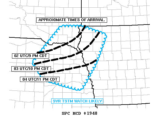 Mesoscale Discussion 1948