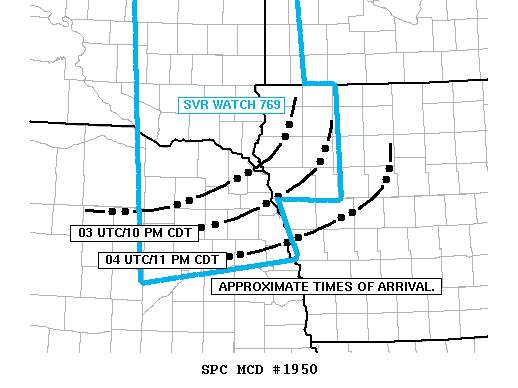 Mesoscale Discussion 1950