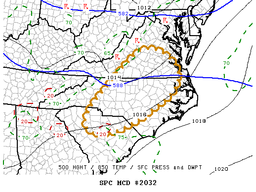 Mesoscale Discussion 2032
