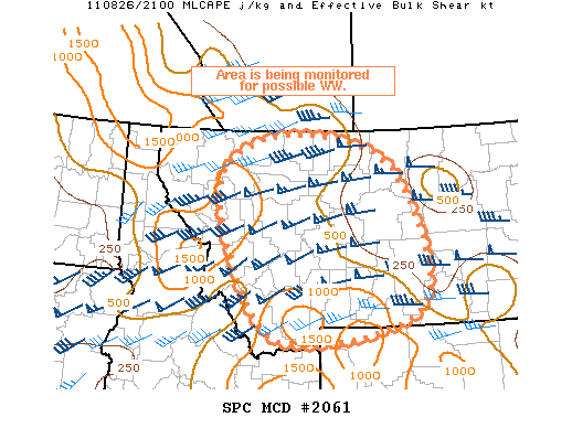 Mesoscale Discussion 2061