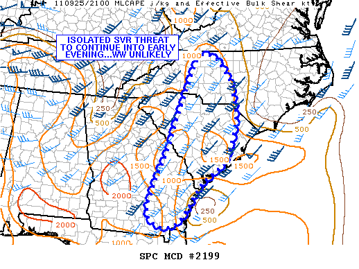 Mesoscale Discussion 2199