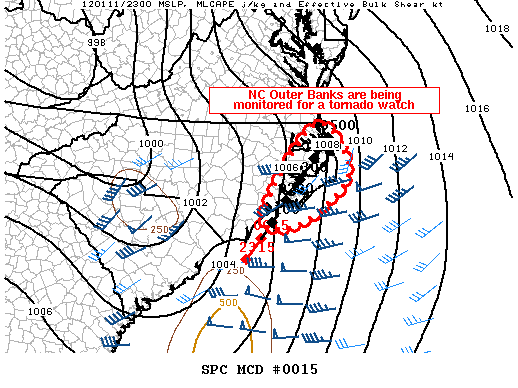 Mesoscale Discussion 15
