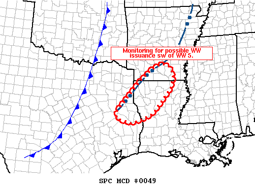 Mesoscale Discussion 49