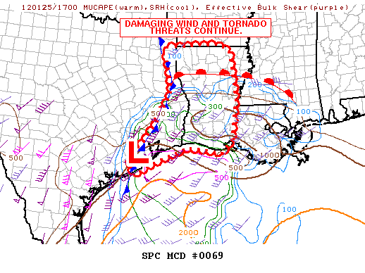 Mesoscale Discussion 69