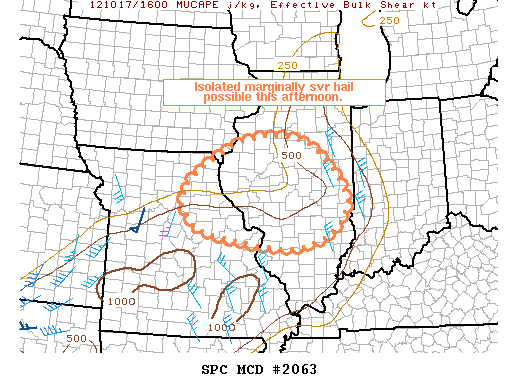 Mesoscale Discussion 2063