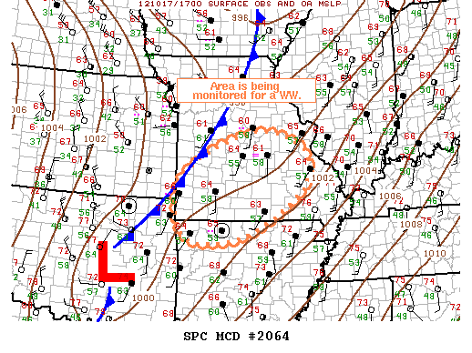 Mesoscale Discussion 2064