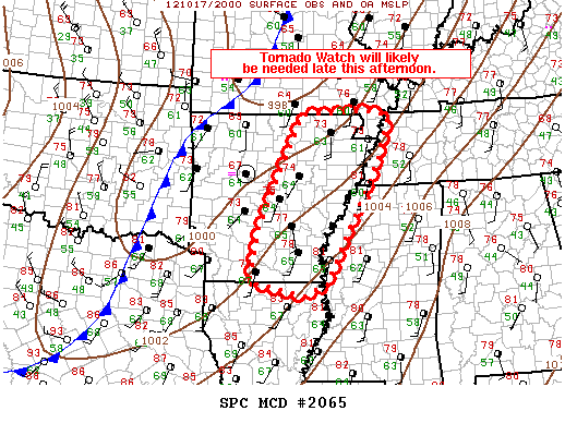 Mesoscale Discussion 2065