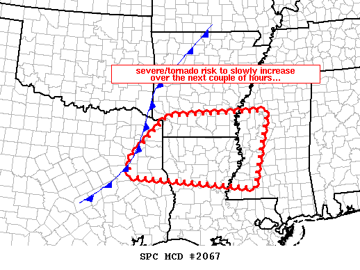 Mesoscale Discussion 2067