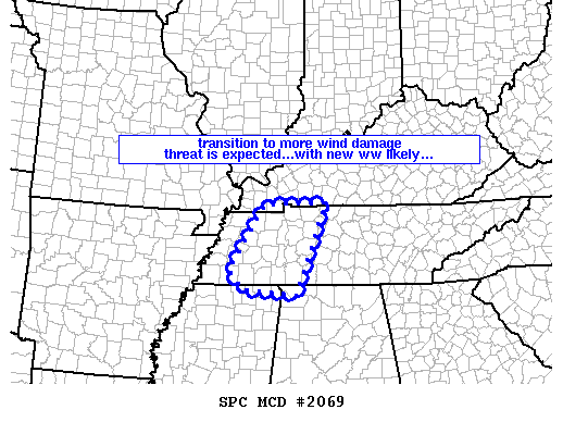 Mesoscale Discussion 2069