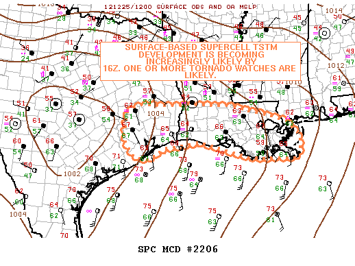 Mesoscale Discussion 2206