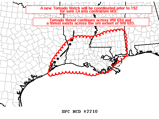 Mesoscale Discussion 2210