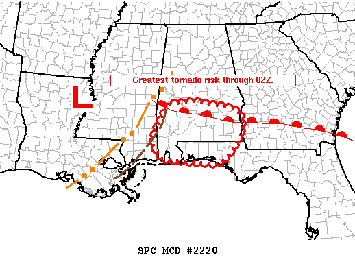 Mesoscale Discussion 2220