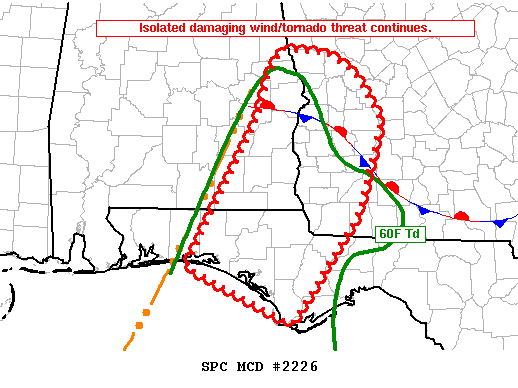 Mesoscale Discussion 2226