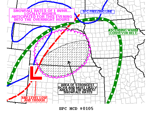 Mesoscale Discussion 105