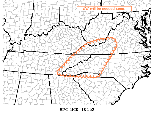 Mesoscale Discussion 152