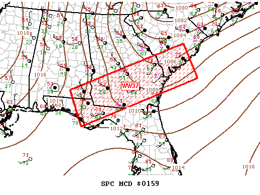 Mesoscale Discussion 159
