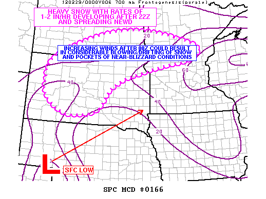 Mesoscale Discussion 166