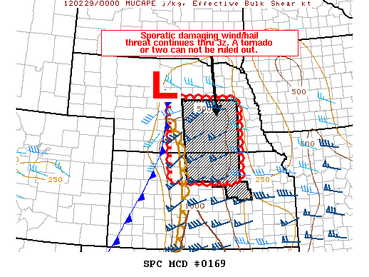 Mesoscale Discussion 169