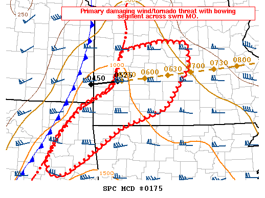 Mesoscale Discussion 175