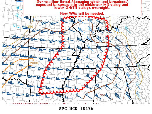 Mesoscale Discussion 176