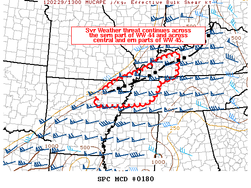 Mesoscale Discussion 180