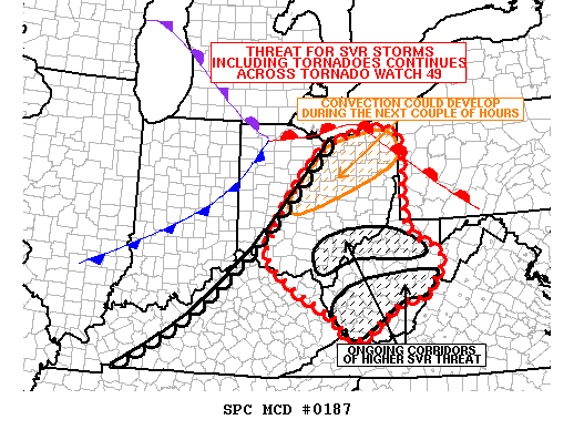 Mesoscale Discussion 187
