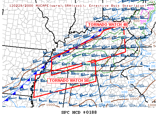 Mesoscale Discussion 188