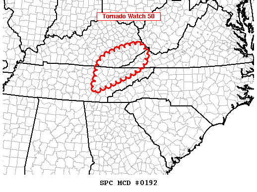 Mesoscale Discussion 192