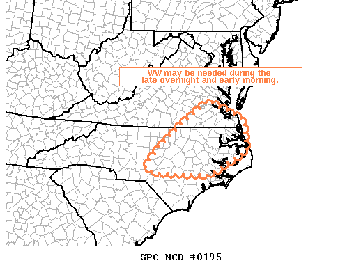 Mesoscale Discussion 195