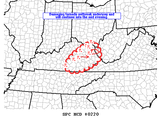 Mesoscale Discussion 220