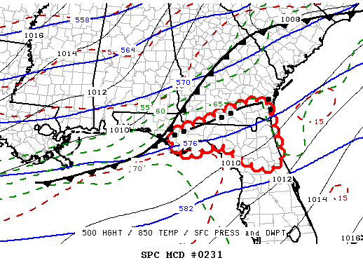 Mesoscale Discussion 231