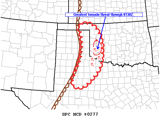 Mesoscale Discussion 277