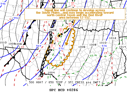 Mesoscale Discussion 286