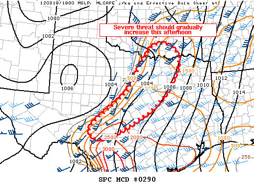 Mesoscale Discussion 290