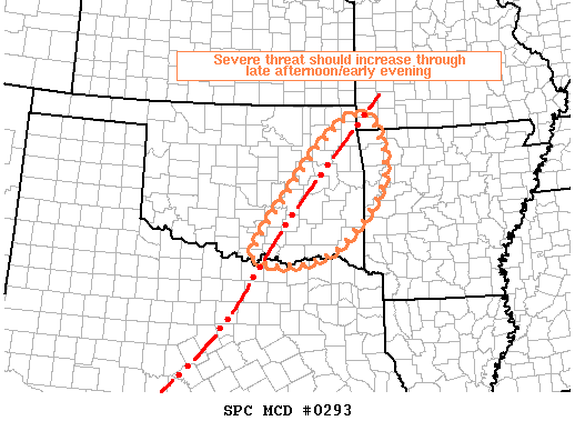 Mesoscale Discussion 293