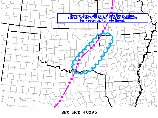 Mesoscale Discussion 295