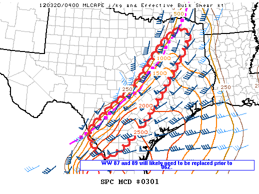 Mesoscale Discussion 301