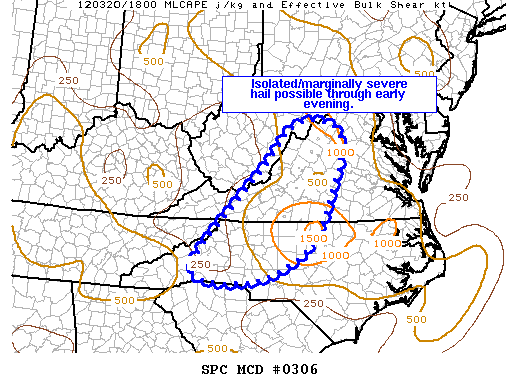 Mesoscale Discussion 306