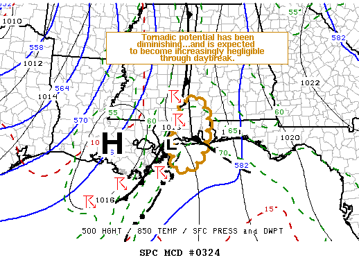 Mesoscale Discussion 324
