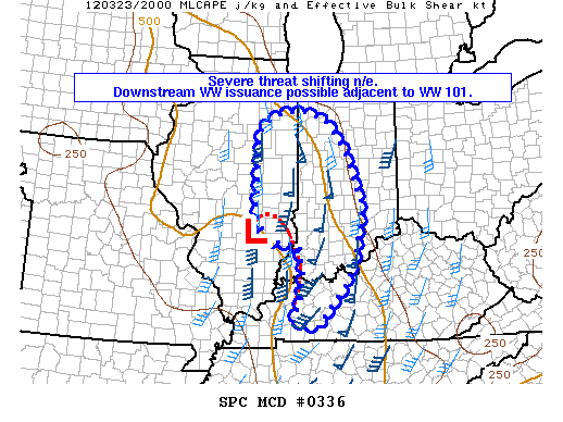 Mesoscale Discussion 336
