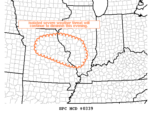 Mesoscale Discussion 339