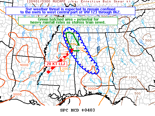 Mesoscale Discussion 403