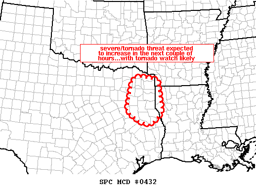 Mesoscale Discussion 432