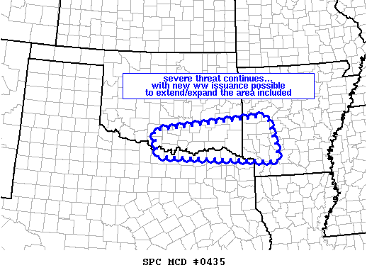 Mesoscale Discussion 435