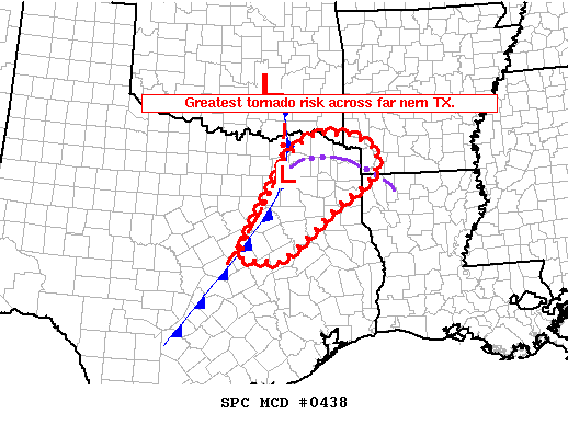 Mesoscale Discussion 438
