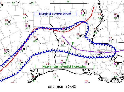 Mesoscale Discussion 443