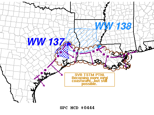 Mesoscale Discussion 444